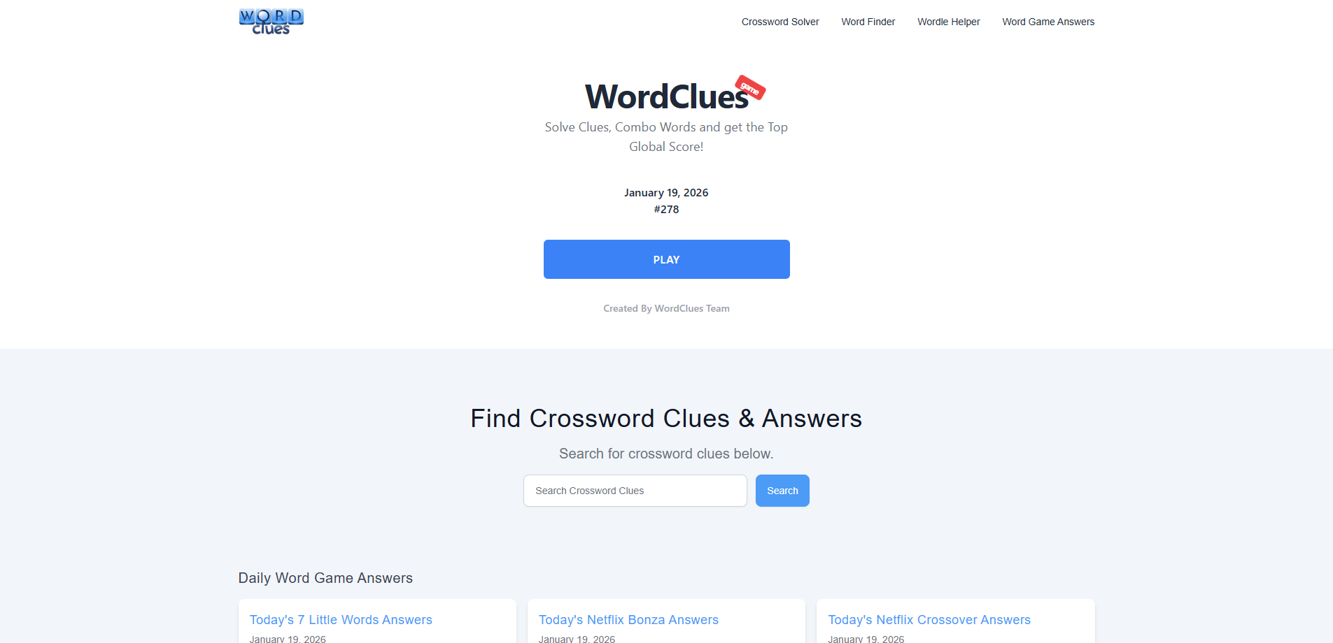 Wordclues.com